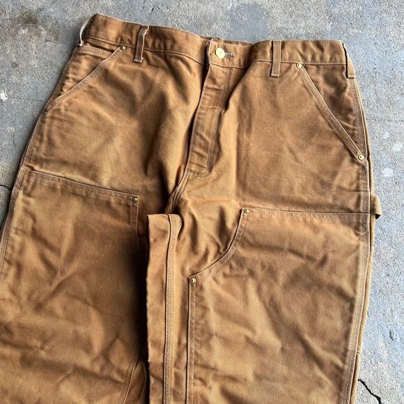 Vintage carhartt y2k double knee work wear carpenter pants - Picture 2 of 8